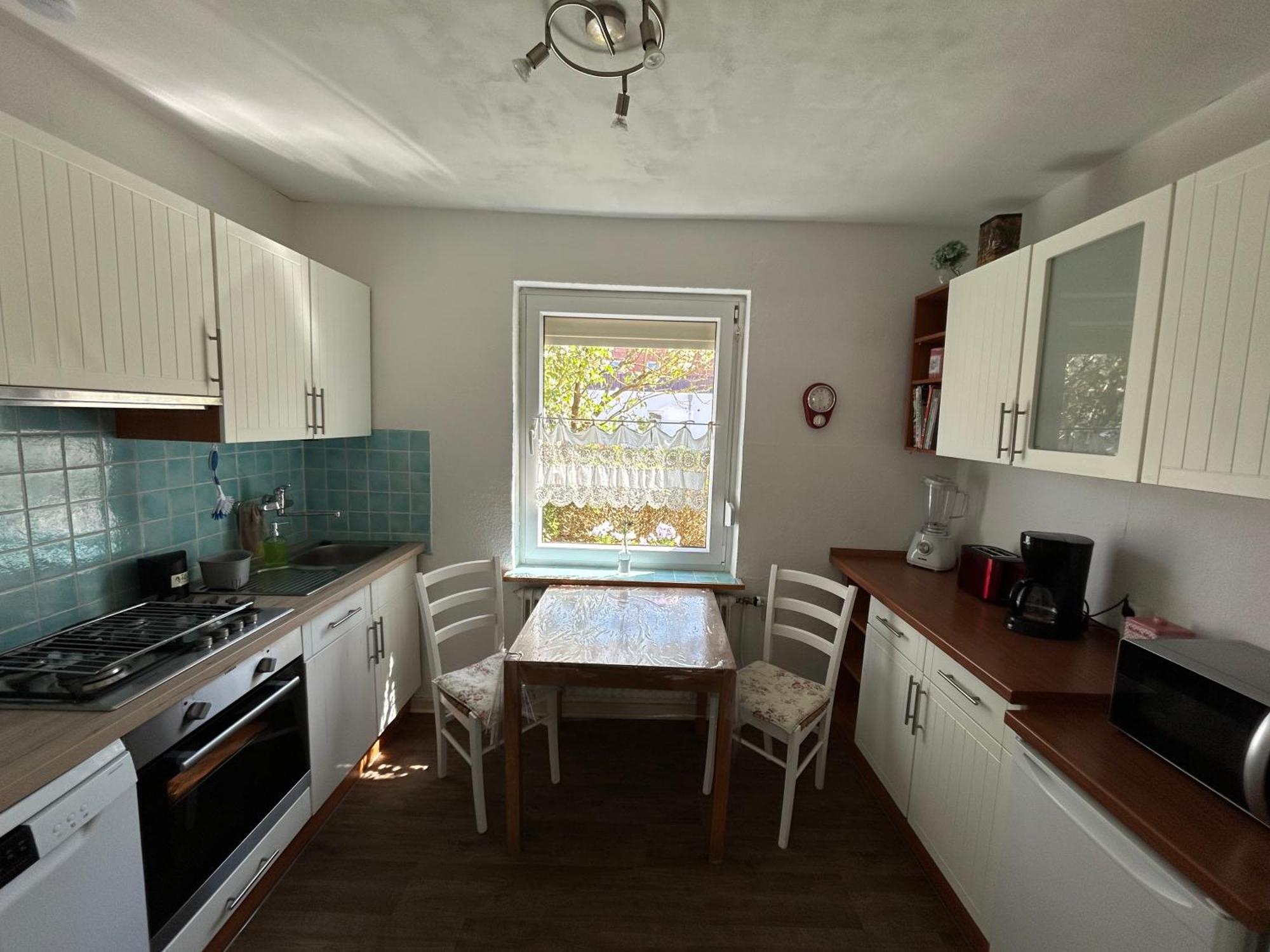 Ferienwohnung Haus Papenburg Garten Parkplatz Nordsee Bagian luar foto