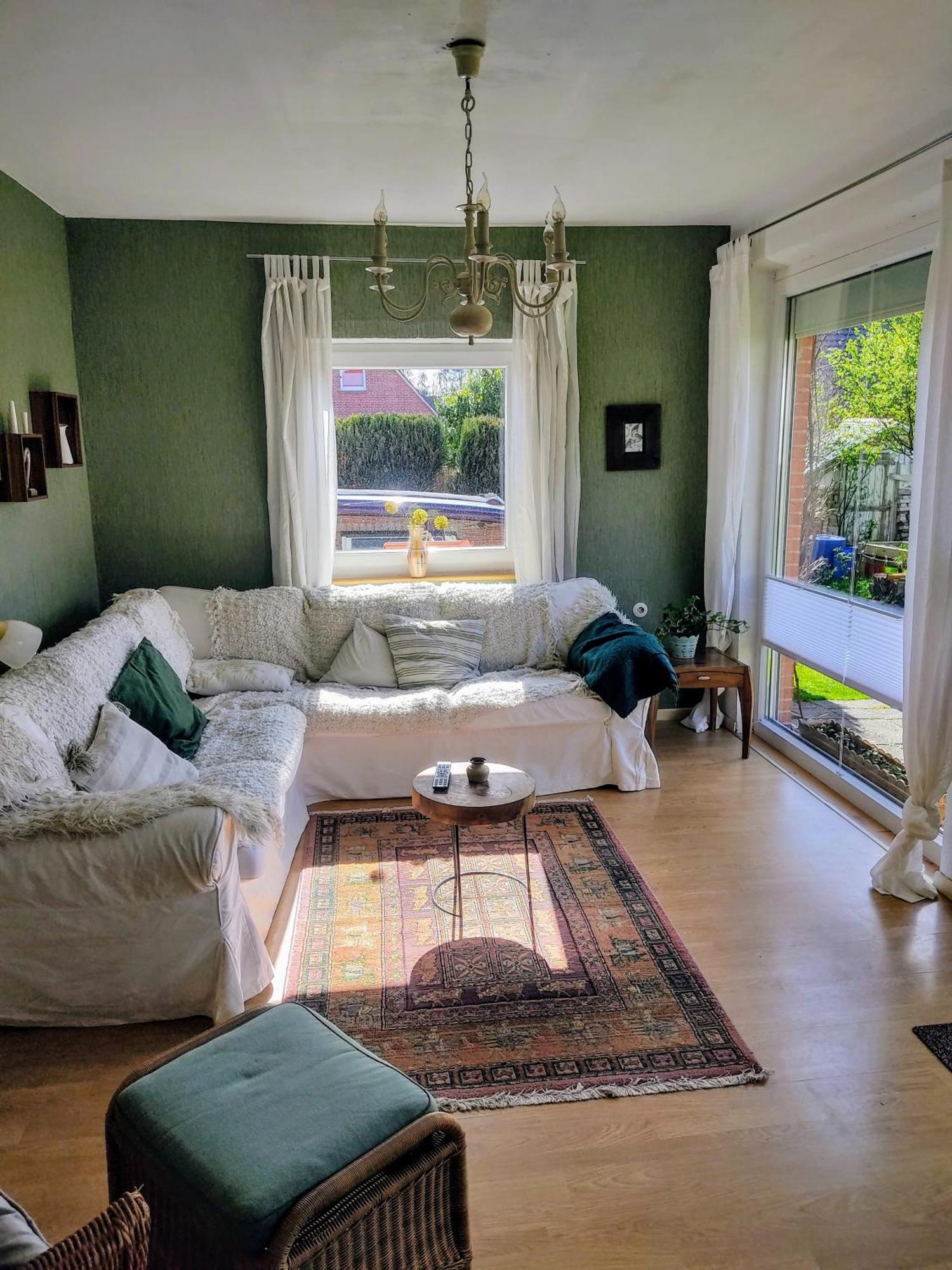 Ferienwohnung Haus Papenburg Garten Parkplatz Nordsee Bagian luar foto