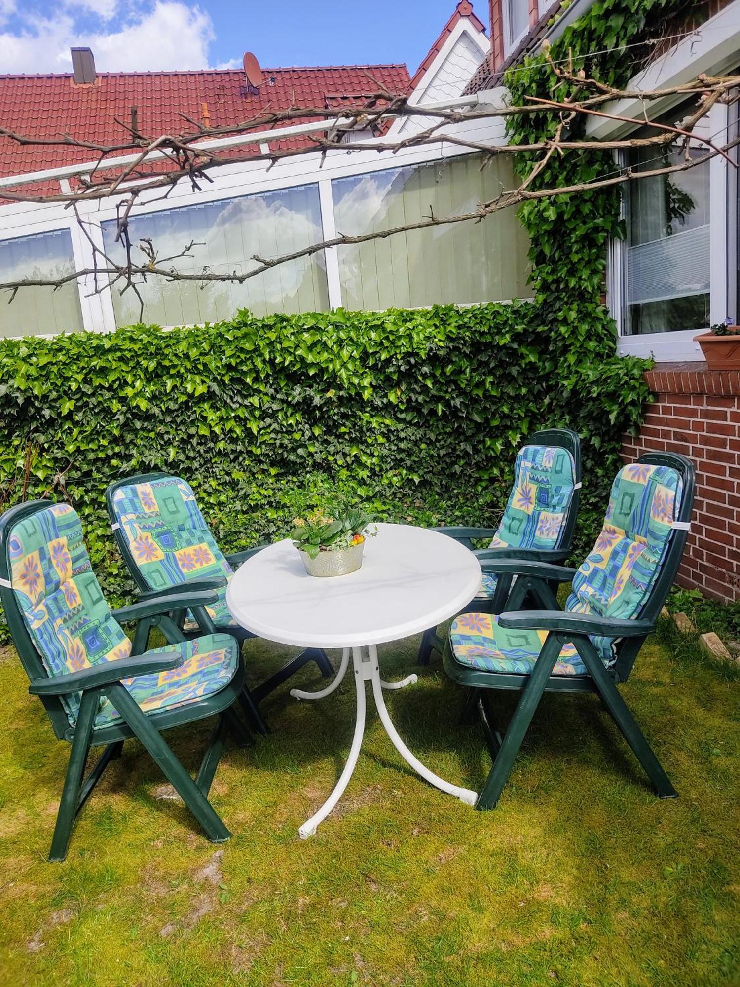 Ferienwohnung Haus Papenburg Garten Parkplatz Nordsee Bagian luar foto