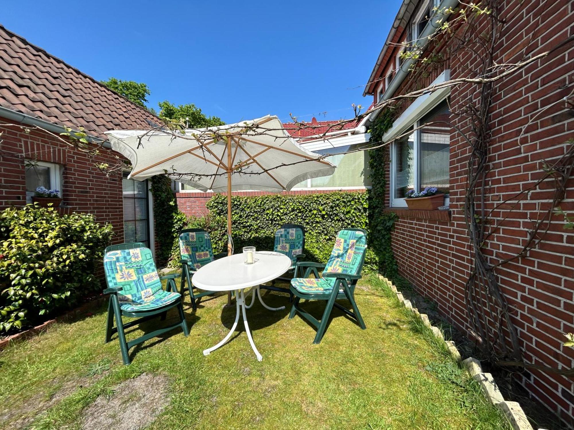 Ferienwohnung Haus Papenburg Garten Parkplatz Nordsee Bagian luar foto
